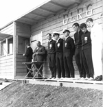 Einweihung Rettungswachstation 1957